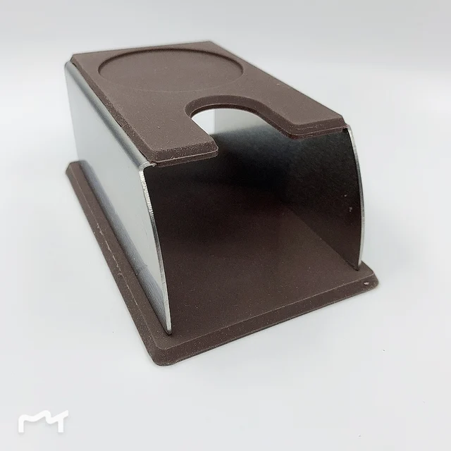 Best Price Tool stainless steel + silicone useful 2 colors simple coffee tamping coffee powder manufacturer vertical frame