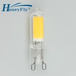 HoneyFly G9 светодио дный лампы 4 Вт 220 В Капсула ясно кристалл теплый белый светодио дный свет G9 удара светодио дный лампы G9 удара Ламба заменить