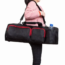 MDSTOP регулируемый плечевой ремень сумка для йоги с открытыми концами сумка спортивная держатель бутылки воды и мобильные карманы для ковриков