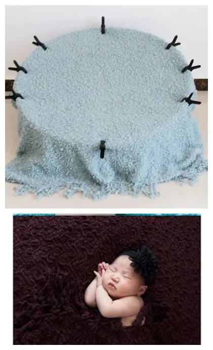 

130*160CM Newborn Photography Backdrop Fabric Baby Posing Fabric Photography Blanket Accessory Infant Toddler Studio Shoot Photo