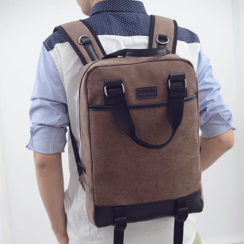Buy stylish men's backpacks fashion casual canvas