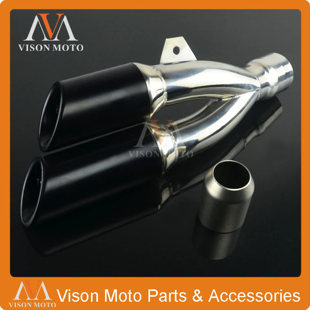 Motorcycle 38MM 51MM Exhaust Pipe Muffler Carbon Fiber Pipe For YAMAHA