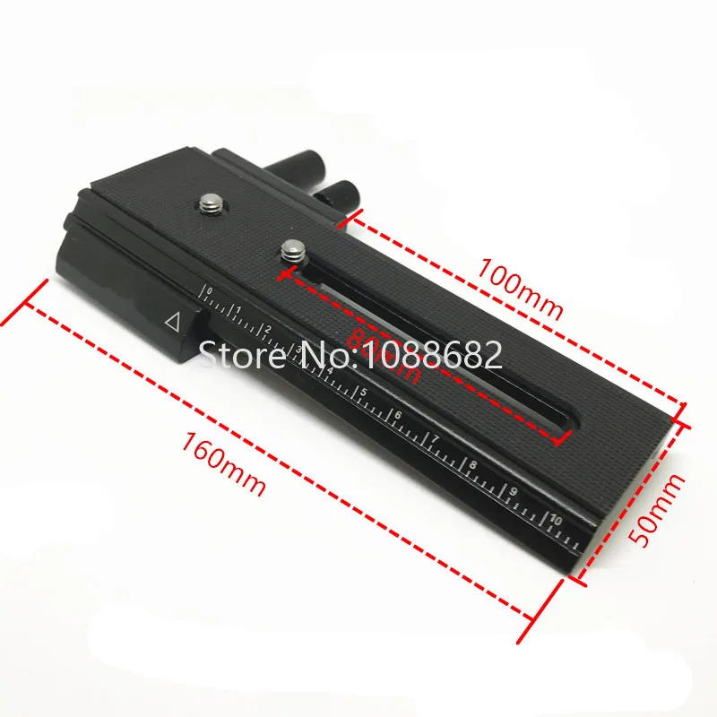 Tripod Monopods Macro 2 way Focusing Rail Slider Movable for Plate Quick Release Plate 14 Screw DSLR (5)_