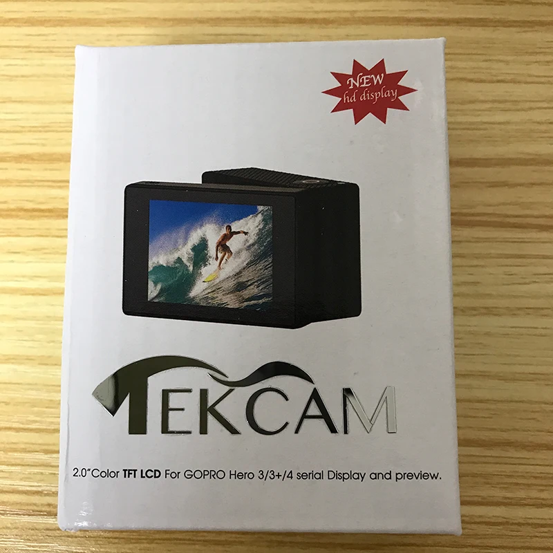 Tekcam ЖК-дисплей для Gopro Hero4 внешний Bacpac ЖК-экран для Gopro hero4 Black Edition Hero3 plus