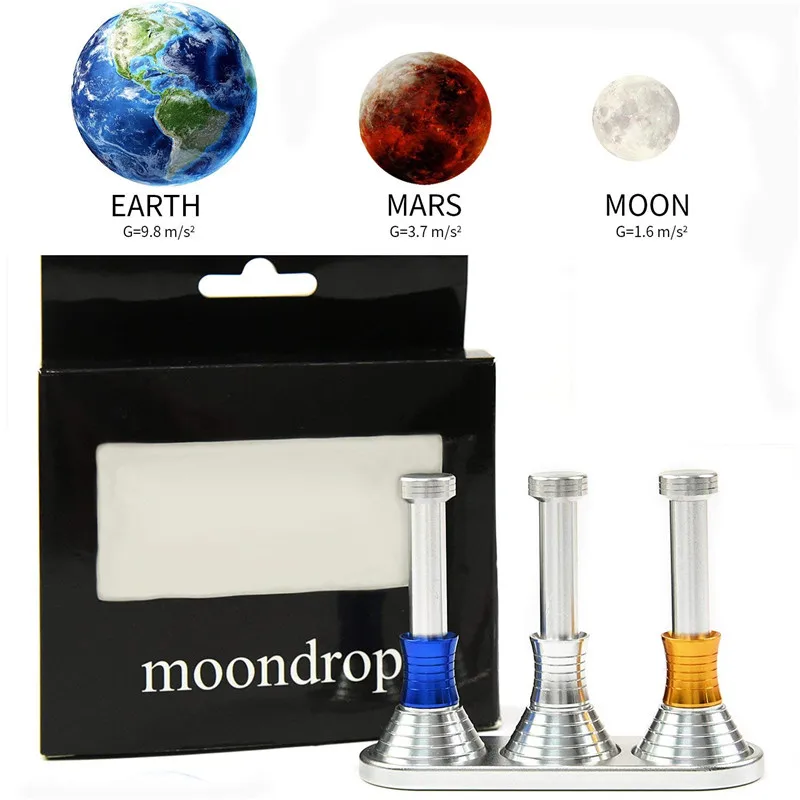 

3PCs Moon Drop Desk Fidget Toy Displaying Gravity Moon and MarsEDC Focus Toy Moondrop for Kids Adults Stress Reducer Relieves