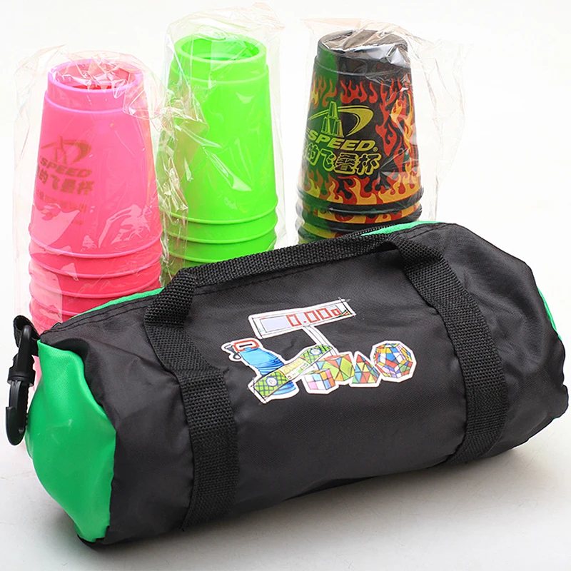  Children's Educational Stacking Cups Cups Timers Racing Games Special Tote Bags Table Games Toys