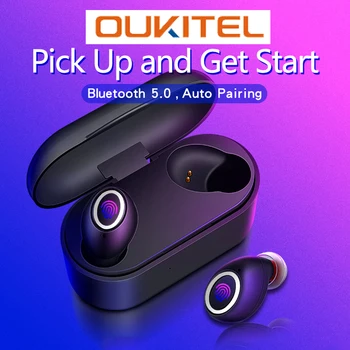 

Fingerprint Touch Bluetooth Earphones 5.0 TWS for OUKITEL Y4800 K 12 9 8 7 Power C U 25 Pro 23 16 15 WP1 2 Wireless Earbuds dual