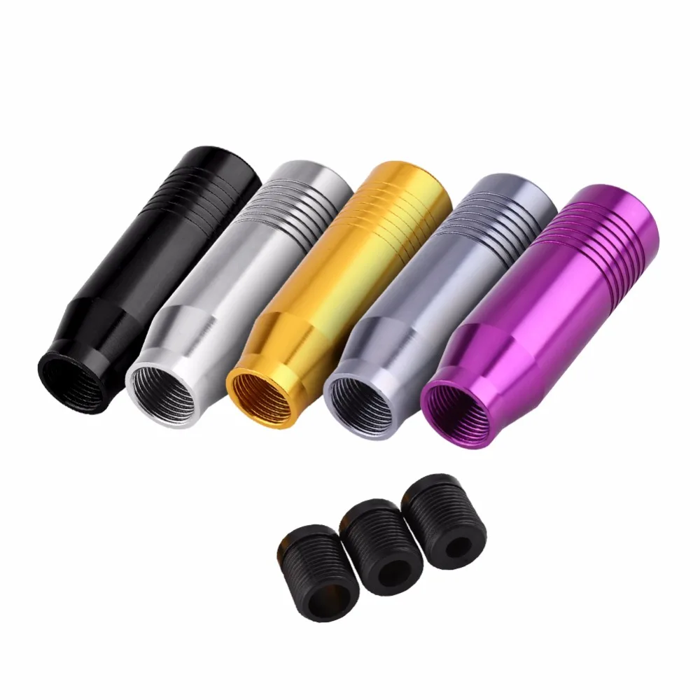 

Aluminum Alloy Car Manual Gear Stick Shift Lever Knobs Shifter Universal( black, gold, silver, titanium, purple)