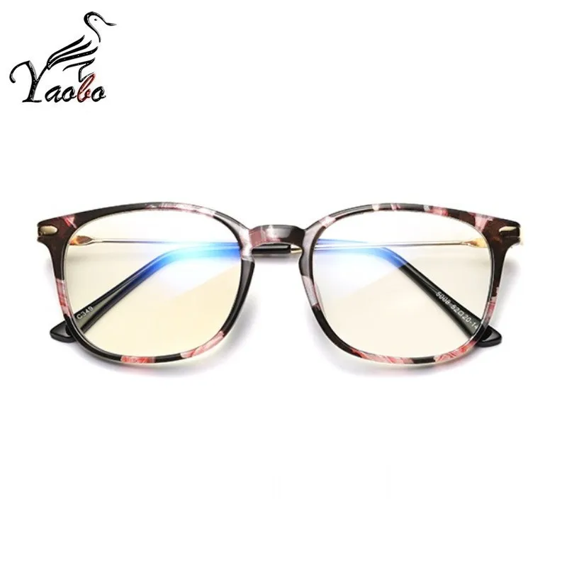 Retro TR90 Round Radiation Resistant Glasses Man Women 12g Anti-blue Lenses Plain Mirror Anti Fatigue Computer | Аксессуары для