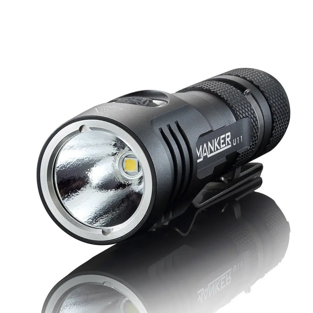 Светодиодный фонарик Manker U11 1050 люмен Cree XPL 18650 микро USB зарядка + 3400 мА/ч