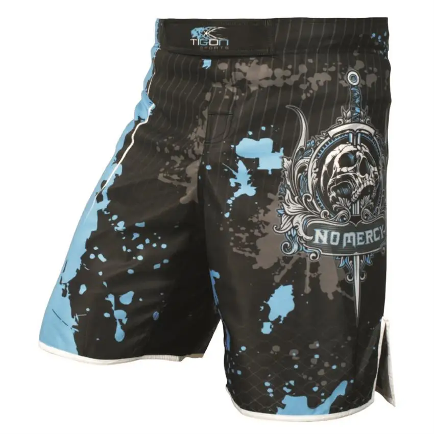 Skull Trunks Fitness Training Tiger Muay Thai MMA Boxing Sanda Jujitsu Kickboxing Shorts