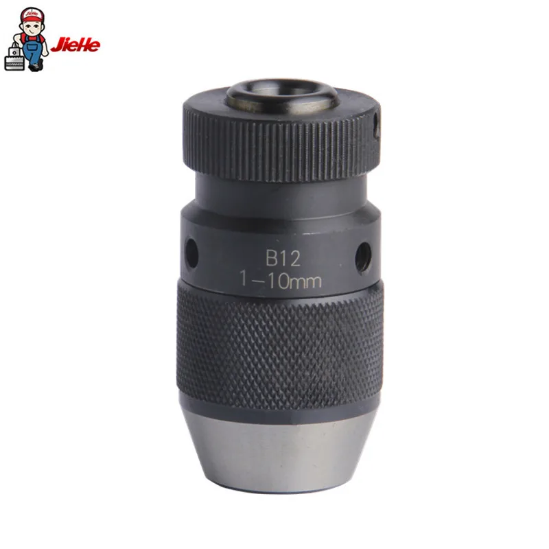JIEHE Drill Chuck 1-10mm B12 Keyless Self Tighten drill fixture Machine Tools Power Tool Accessories JIEHE Drill Chuck 1-10mm B12 Keyless Self Tighten drill fixture Machine Tools Power Tool Accessories
