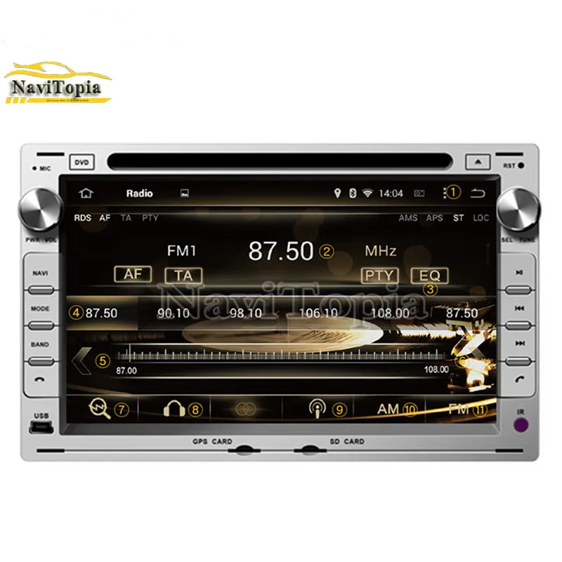 Perfect NAVITOPIA 4G RAM 64G ROM PX6 Six Core Android 9.0 Car DVD for VW Passat B5 MK5 2001-2011 for Jetta 1998-2005 for Golf MK4 12