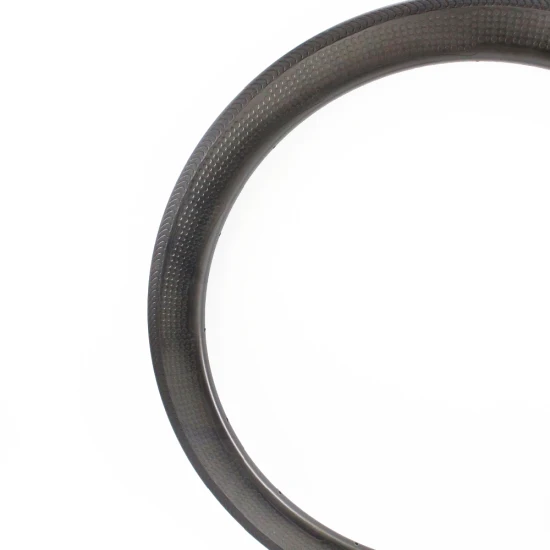 

700C Dimpled 50mm 58mm Clincher Basalt Braking Surface Road Bicycle Carbon Rim Bicycle Rim Disc Bike Wheels