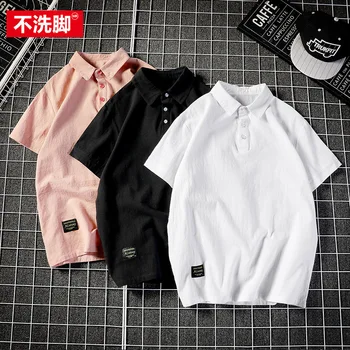 

Big Size Black Mens Shirts With Short Sleeve Vintage Pink Shirt Men Solid Raph Gola Camisa Listrada White Mens Tops 2019 5D033