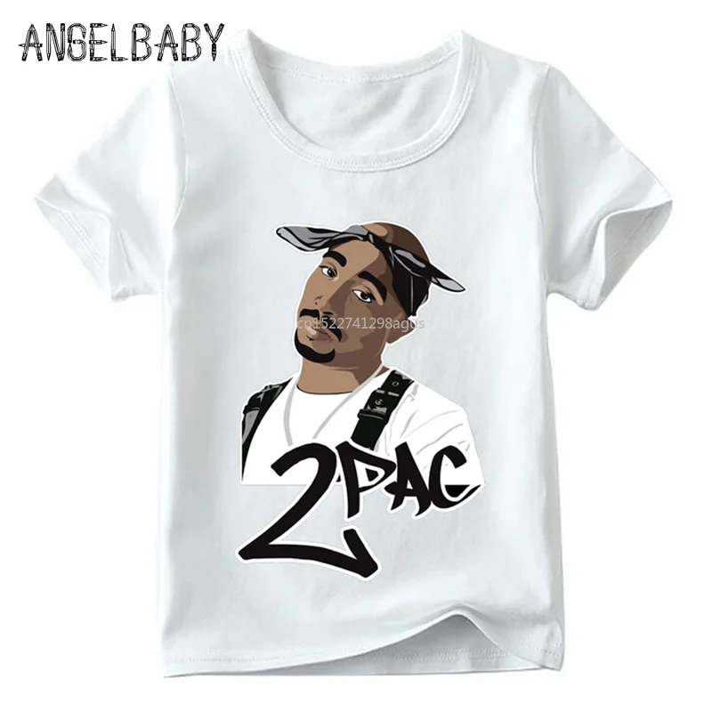 

Children 2pac Hip Hop Swag Print T shirt Summer 2019 Fashion Tupac Baby Boys/Girls Top Tee shirts Kids Casual Clothes,HKP287