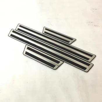 

MONTFORD For Toyota C-HR CHR 2016 2017 Outer Stainless Steel Scuff Plate Door Sill Guards Thresholds Cover Trims Protector 4Pcs