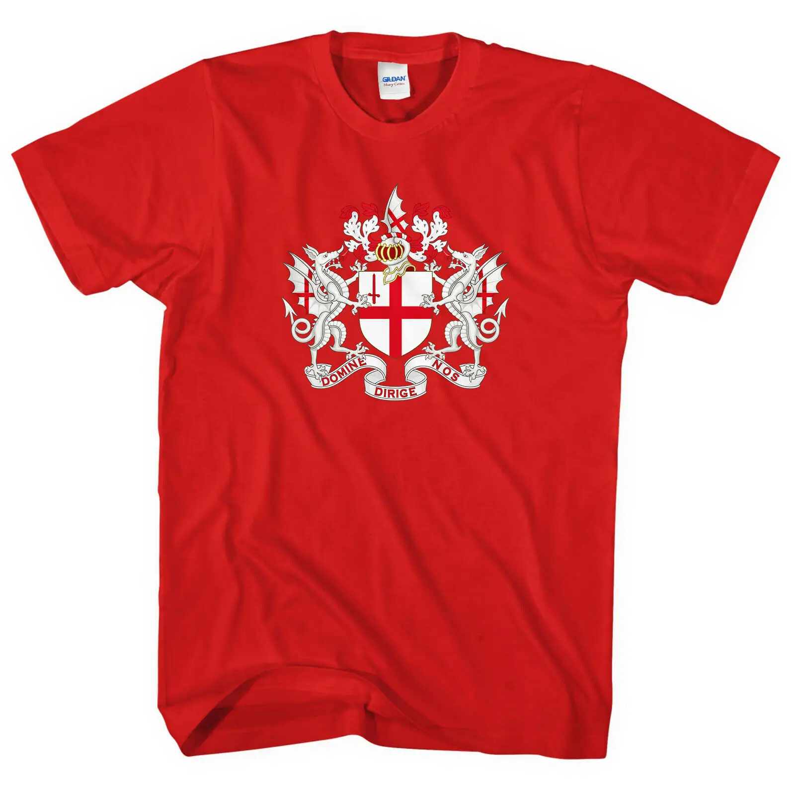 

St Georges Day Coat Of Arms T-Shirt City Of London England Flag Men Women L263 free shipping cheap tee,NEW ARRIVAL tees