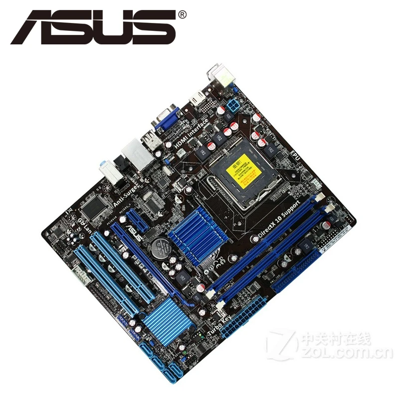 Asus P5G41 M настольная материнская плата G41 Socket LGA 775 Q8200 Q8300 DDR2 8G u ATX UEFI BIOS оригинальная
