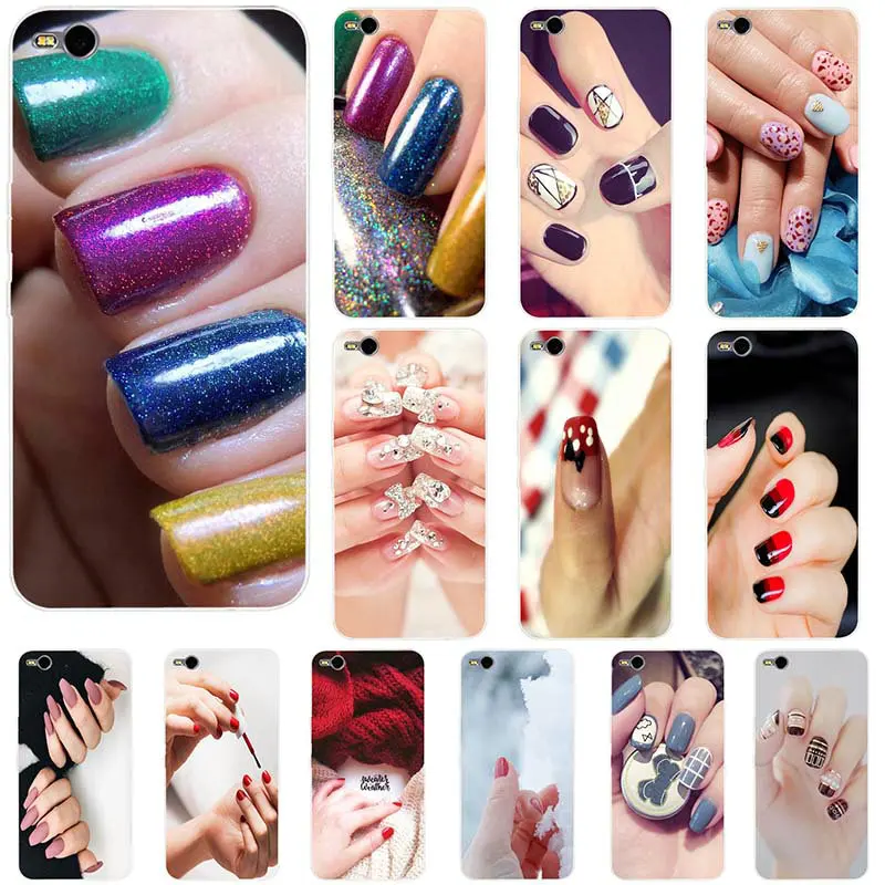 Hot Nail Polish Enamel Color For HTC One U11 M7 M8 M9 M10 E9 Plus Desire 530 626 628 630 816 820 Soft TPU Mobile Phone Cases |