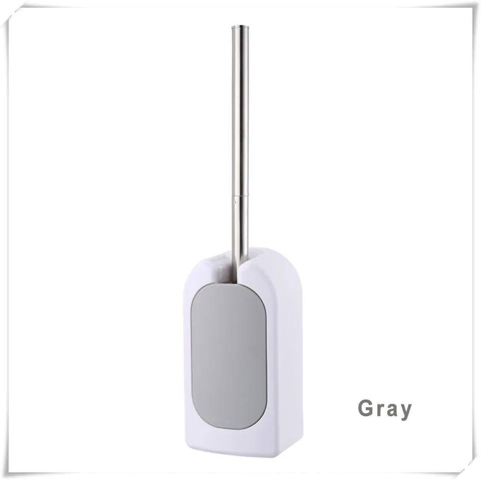 toilet brush set d gray