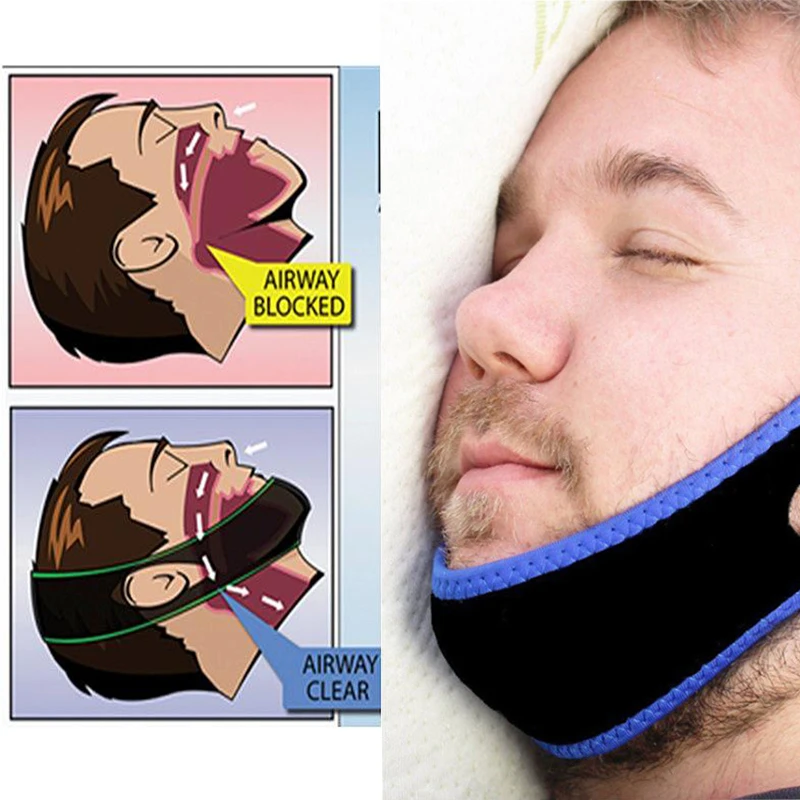 

Stop Snoring Belt Snore Stopper Anti Snoring Chin Dislocated Snoring Resistance Band Chin Fixing Straps Chin Dislocation Band