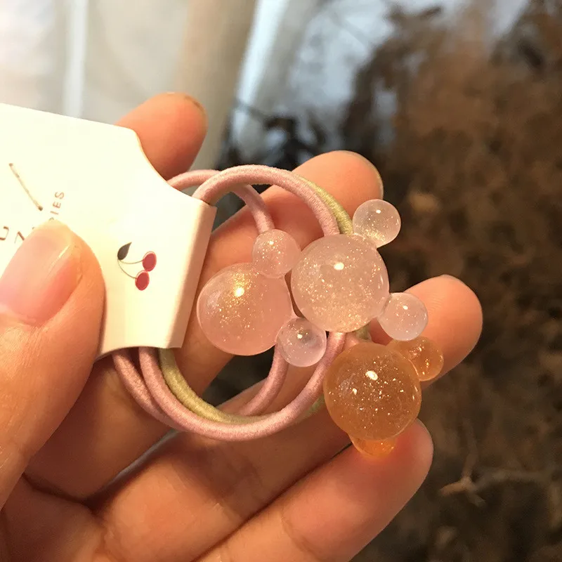 Бесплатная доставка ins бальное платье с бантом милое hairties Детские эластичные