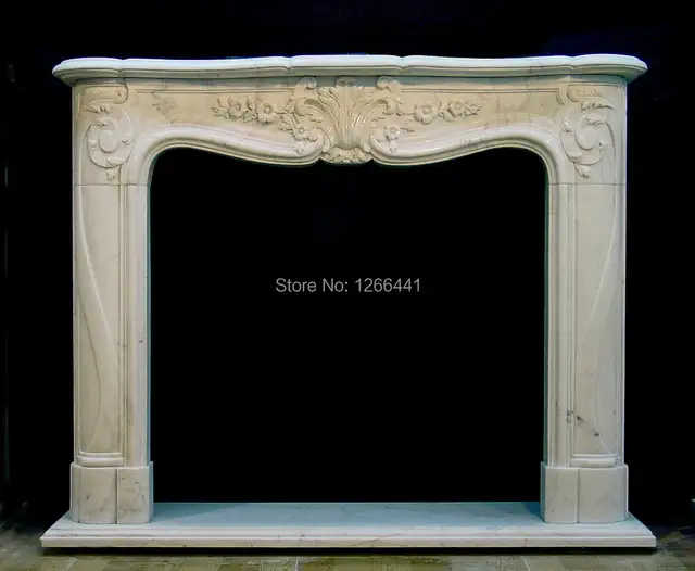 Natural Stone Fireplace Mantel Custom Made Classic European Style