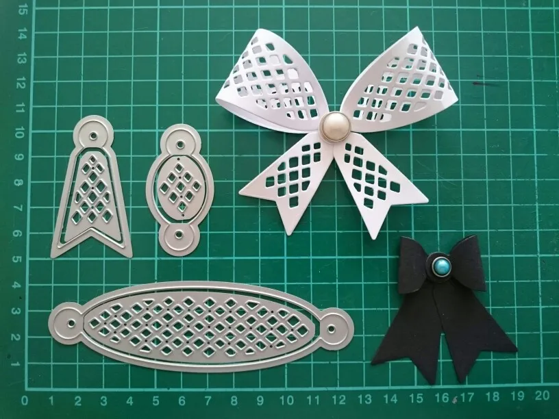 

Swovo Fishtail knot bow Metal Cutting Dies for Scrapbooking DIY Craft Paper Card Making Decorative Embossing Template New Dies
