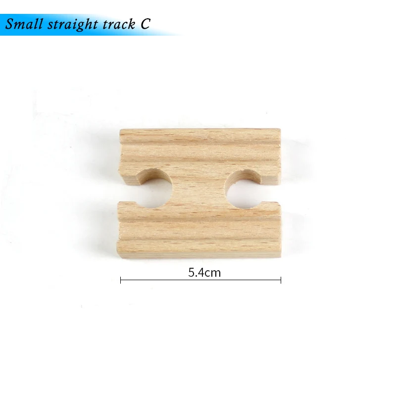 Различные деревянные компоненты для поезда, набор для поезда из бука, детские игрушки для поезда, подарки, аксессуары, совместимы с Thoma Friends - Цвет: Small track C