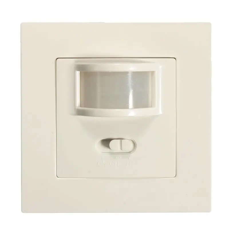 Wall Mounted PIR Motion Sensor Light Switch ON / OFF Power Electrical