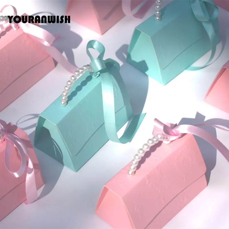 Портативные вечерние коробки для конфет youpanwish 10 шт./лот подарочные детского душа