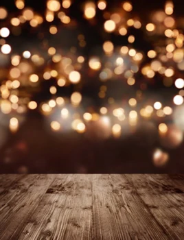 

Vinyl Bokeh Photography Backdrops Sparkle Backdrop wood floor Photography Kids Photocall Baby Background For Photo Studio
