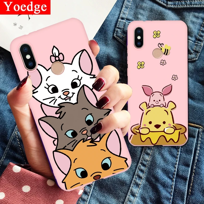 

Pink Matte TPU Fundas For Xiaomi Redmi 4A 4X 5 Plus 5A 6A S2 Note 5 6 7 8 Pro Mi A1 A3 A2 6X 8 Lite Mi 9 F1 CC9 CC9e Phone Case