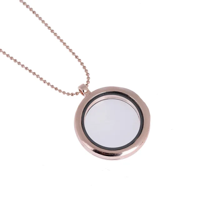 Women Fahsion Jewley Can Put Photo Or Floating Charms Inside Long Chain