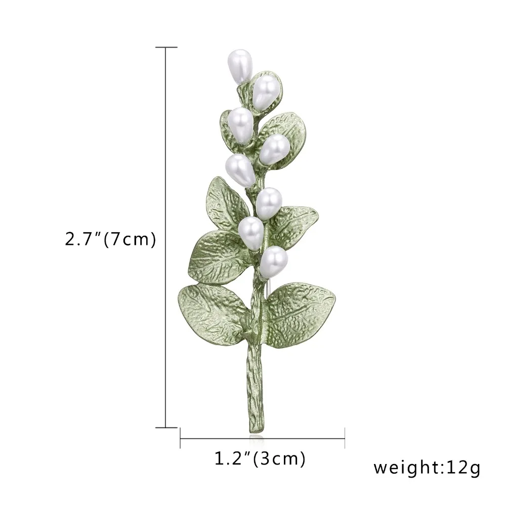 Rinhoo Новое поступление Брошь Гвоздика растение цветок винтажная зеленая бижутерия брошь корсаж платье пальто аксессуары ювелирные изделия подарок