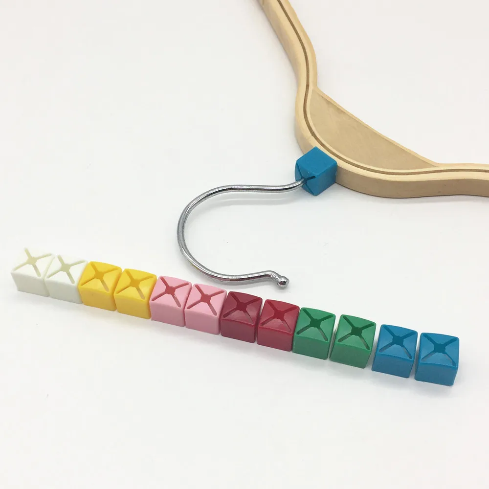 Plastic Blank Size Markers for hangers clothes hanger square tags