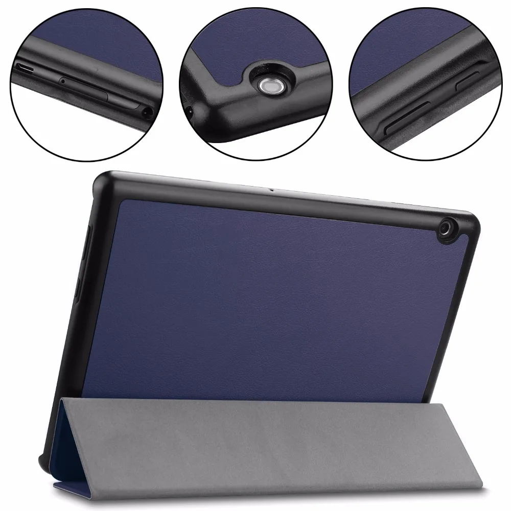 

Slim cover case For Huawei MediaPad T5 AGS2-W09/L09/L03/W19 10.1"Tablet stand cover for huawei mediapad T5 10 case+gifts
