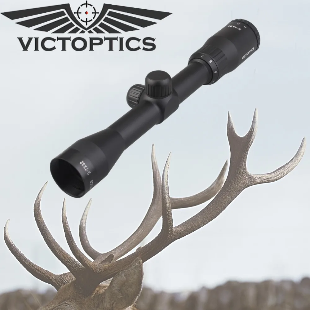 Victoptics 2-7x32 оптические прицелы винтовки оптический прицел 25,4 мм для охоты