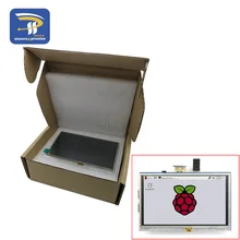 ЖК-модуль 5,0 дюймов Pi TFT 5 дюймов резистивный сенсорный экран ЖК-экран Щит Модуль HDMI интерфейс для Raspberry Pi 3 A+/B+/2B