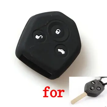 

Red/Green/Black Silicone Skin Cover Shell Case For SUBARU Forester Remote Key Fob 3BTS
