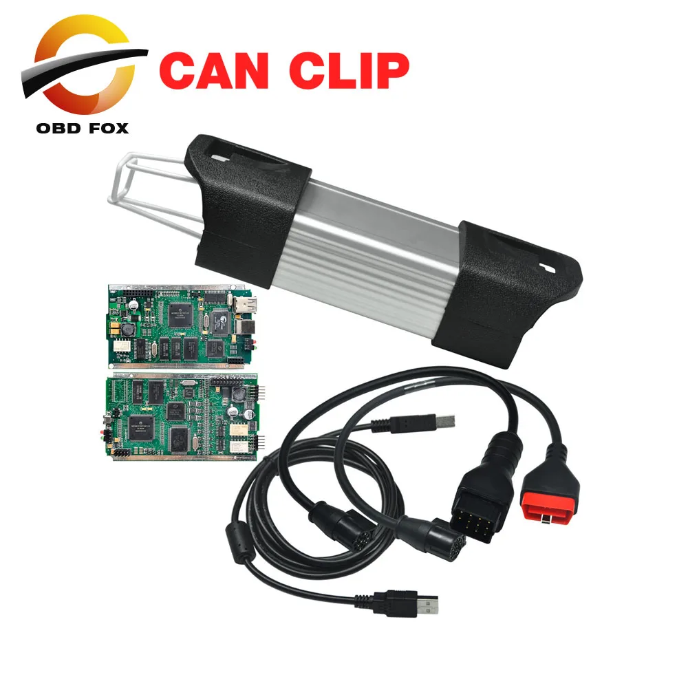 

Super scanner Can Clip for renault to 2019 V183 full chip can clip auto diagnostic interface with CYPRESS AN2135SC AN2131QC
