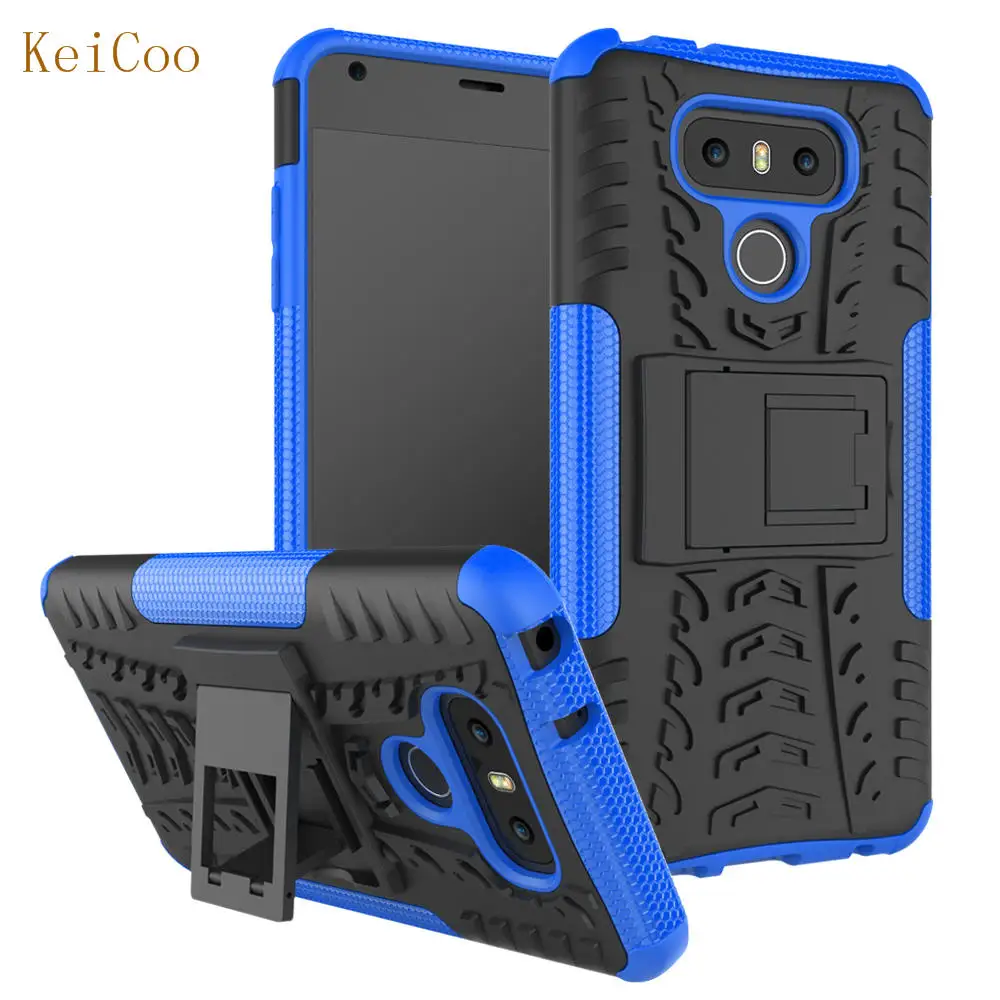 Hybrid Armor Cover Cases For LG G6Plus Dual SIM H870DSU 128GB TPU Silicone Covers G6 Plus H870U G600KP Full Housing |