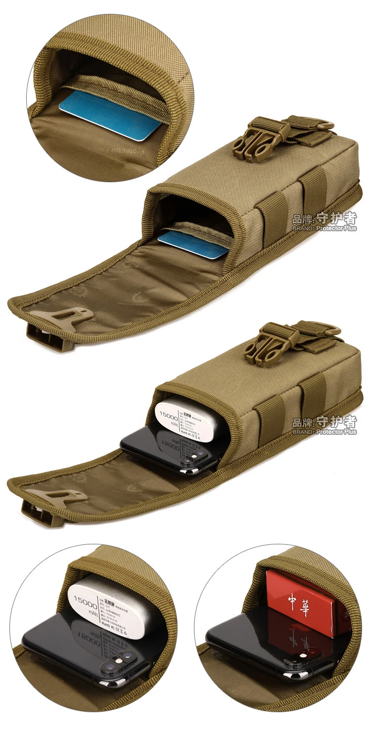 Военная Тактическая Сумка для мобильного телефона 5,8 дюймов мини-сумка на плечо, Молл поясная сумка пакет инструментов наружный Камуфляжный пояс Сумка
