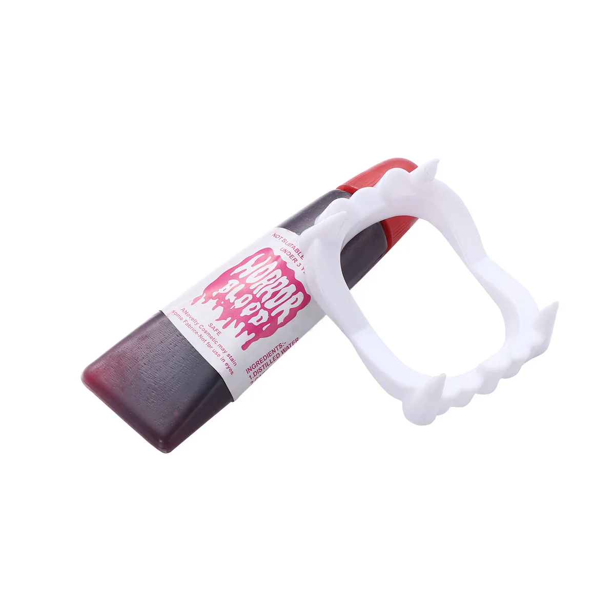 Fake Blood Plasma Horror Ghost Denture Vampire Festival Halloween