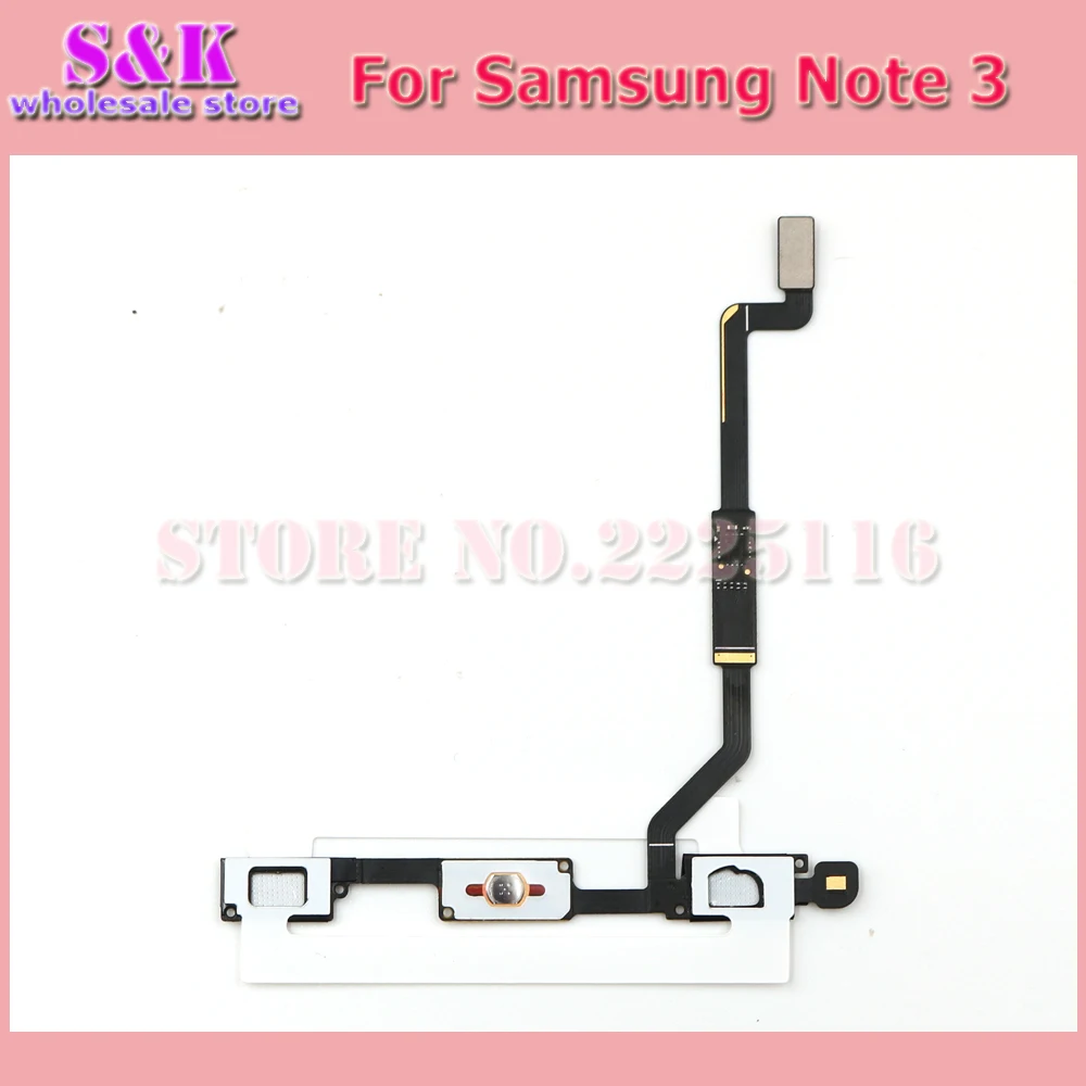 (100 pcs/lot) home button flex cable keypad sensor ribbon