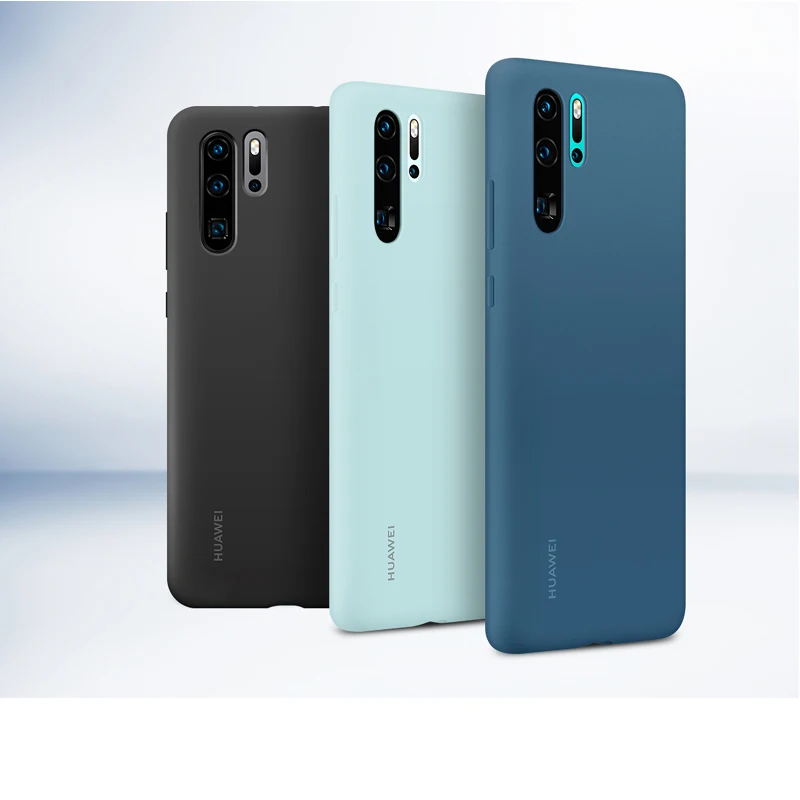 huawei P30 P30 Pro Чехол huawei официальный жидкий силиконовый защитный чехол из микрофибры односторонний huawei P 30 P 30Pro чехол