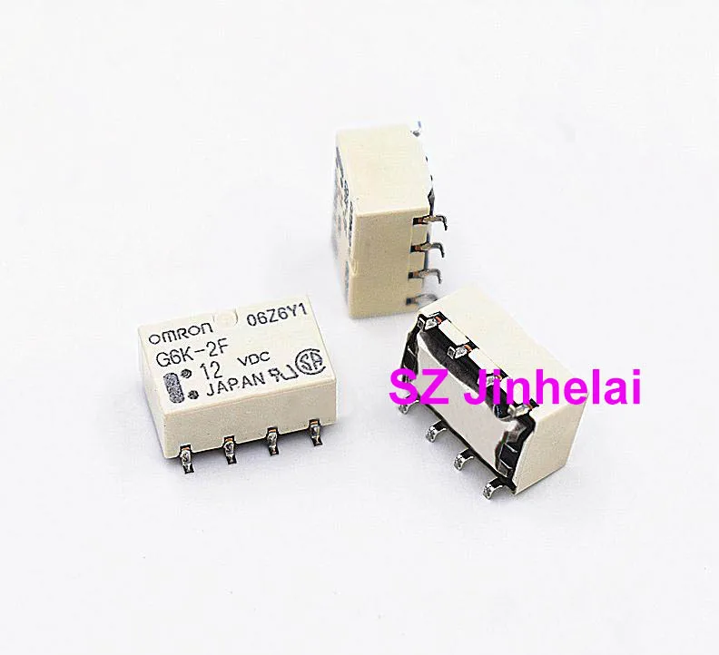 Relé de Sinal Autêntico e Original Omron G6k-2f 12vdc 5vdc 3vdc
