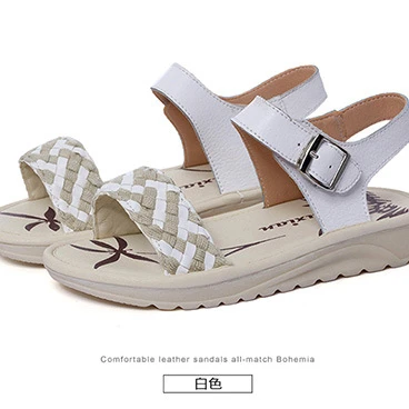 Star same sandals female fish mouth with new casual thick with students shoes sandals (2)