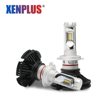 Xenplus светодиодный H7 фар лампы авто свет H8 H4 H11 HB3 HB4 9004 9007 зэс чип 6000LM 12 V 3000 K 6500 K желтый цвет автомобилей туман лампа